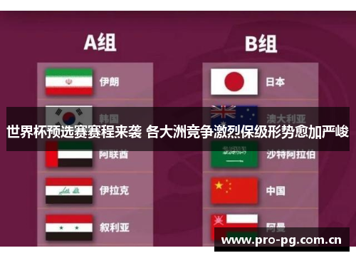 世界杯预选赛赛程来袭 各大洲竞争激烈保级形势愈加严峻 世界杯预选赛赛程来袭 各大洲竞争激烈保级形势愈加严峻