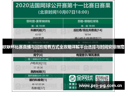 欧联杯比赛直播与回放观看方式全攻略详解平台选择与时间安排指南 欧联杯比赛直播与回放观看方式全攻略详解平台选择与时间安排指南